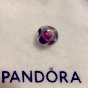 PANDORA Purple Hearts Bead
